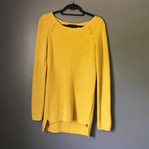 Long Mustard Yellow Sweater!